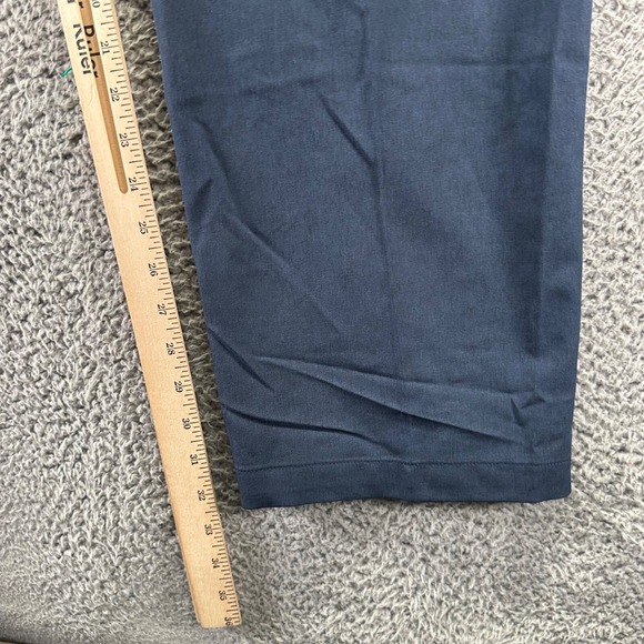 Greg Norman Chino Pants Mens 40x32 Blue Navy Polyester Stretch Straight Golf - Picture 7 of 9